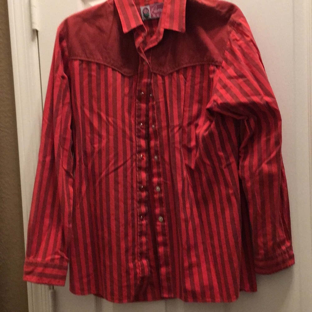 LADIES cameo rose western blouse 13/14